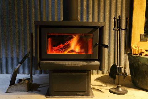 A cosy log fire in winter !